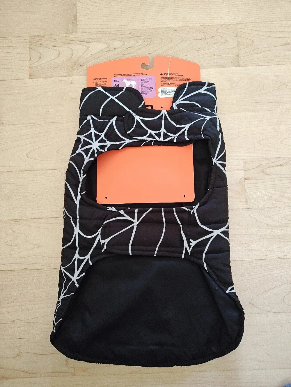 Boots & Barkley Black and White Spiderweb Quilted Pet Vest